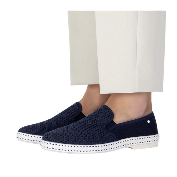 Rivieras Classic Canvas & Mesh Leisure Shoe in color Marine - Picture 5 of 6